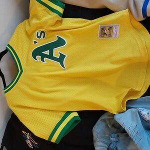 A's baseball jersey